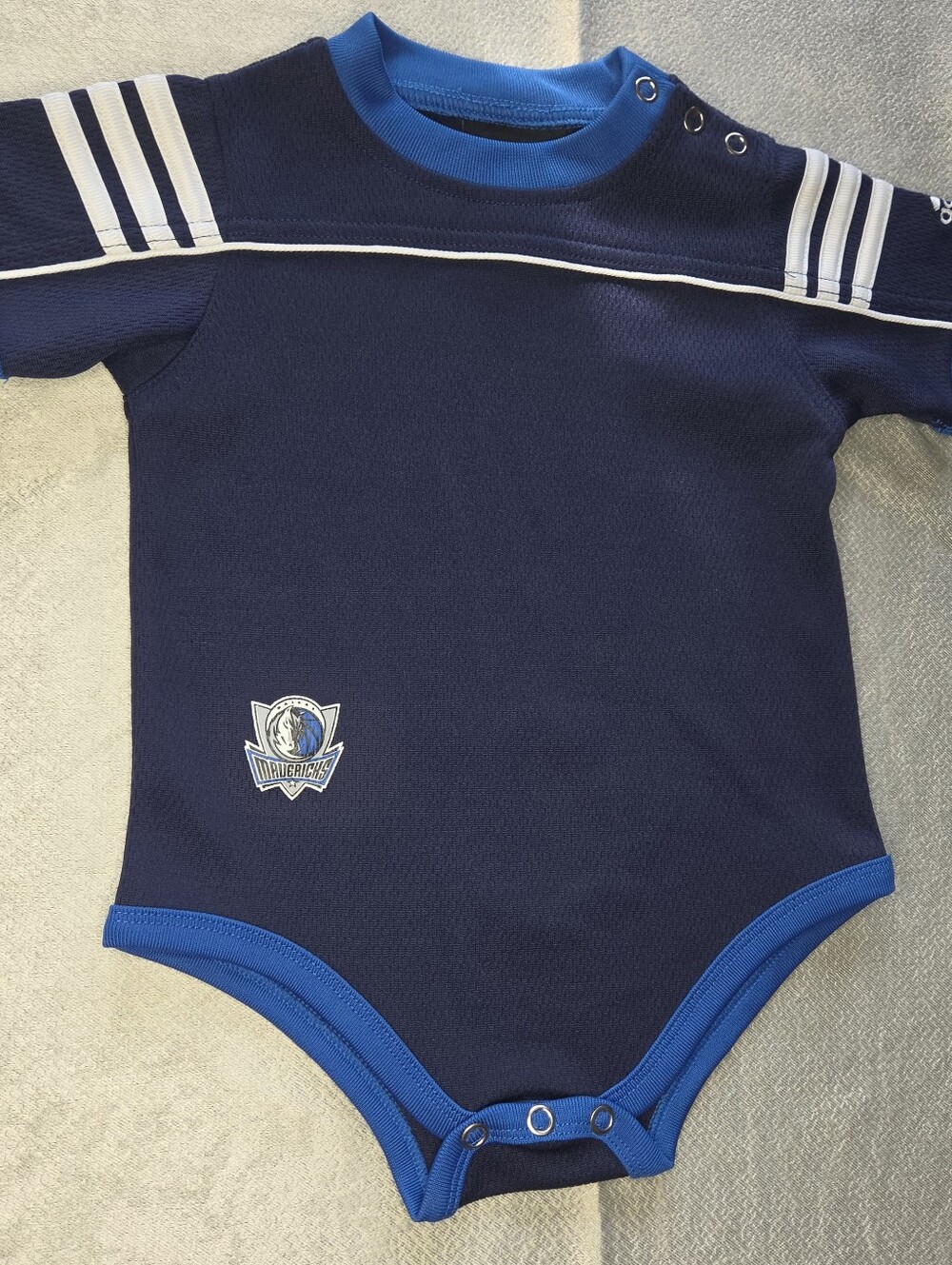 Dallas Maverick Adidas Baby Onesie Size 12 Months
